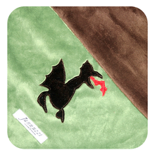 Load image into Gallery viewer, Dragon Minky Baby Blanket