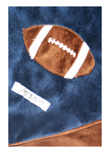Load image into Gallery viewer, Football Helmet & Football Minky Blanket