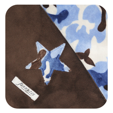 Load image into Gallery viewer, Stars Minky Baby Blanket