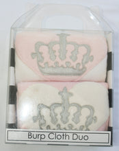 Load image into Gallery viewer, Burp Duo - Heart & Royal Crown