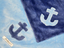 Load image into Gallery viewer, Anchors Minky Baby Blanket