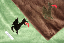 Load image into Gallery viewer, Dragon Minky Baby Blanket