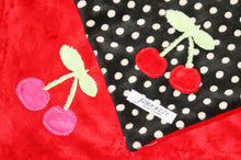 Load image into Gallery viewer, Cherries Minky Baby Blanket