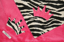 Load image into Gallery viewer, Classic Signature Crown Minky Blanket