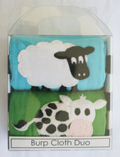Load image into Gallery viewer, Dyed Burp Duo - Sheep & Cow