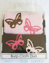 Load image into Gallery viewer, Dyed Burp Duo - Mini Butterflies