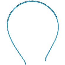 Load image into Gallery viewer, Jannuzzi Swarovski Crystal Embellished Blue Headband 
