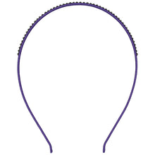 Load image into Gallery viewer, Jannuzzi Swarovski Crystal Embellished Purple Headband