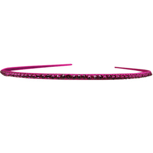 Jannuzzi Swarovski Crystal Embellished Pink Headband 