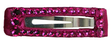Load image into Gallery viewer, Jannuzzi Swarovski Crystal 2" Fuchsia Barrette