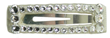 Load image into Gallery viewer, Jannuzzi Swarovski Crystal 2&quot; White Barrette

