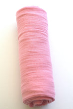 Load image into Gallery viewer, 100% Cotton Muslin Swaddle Light Pink Blanket
