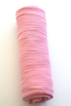 Load image into Gallery viewer, 100% Cotton Muslin Swaddle Light Pink Blanket