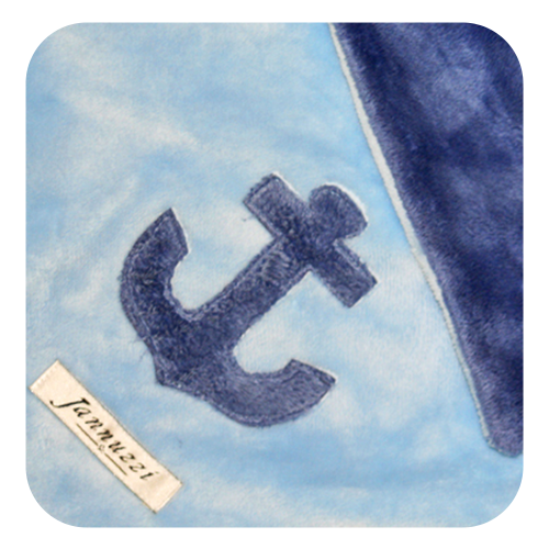 Anchors Minky Baby Blanket
