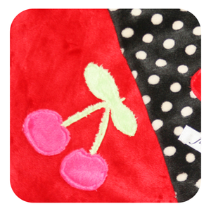 Cherries Minky Baby Blanket