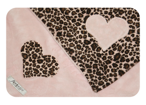 Classic Signature Heart Minky Blanket