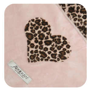 Classic Signature Heart Minky Blanket