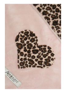 Classic Signature Heart Minky Blanket