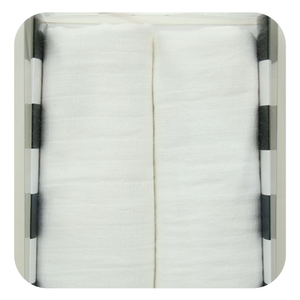 Soft 100% Cotton Muslin Swaddle Blankets, Set of 2