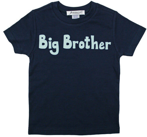 Jannuzzi Big Brother Short Sleeve Blue T-Shirt tees