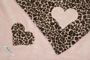 Classic Signature Heart Minky Blanket