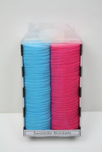 Load image into Gallery viewer, Jannuzzi Soft 100% Cotton 2-Pack Blue &amp; Pink Swaddle Blankets 
