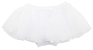 Jannuzzi Soft Tricot White Tutu Bloomer