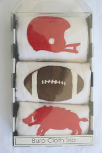 Burp Trio - Razorback Collection, Football, Red Helmet & Razorback