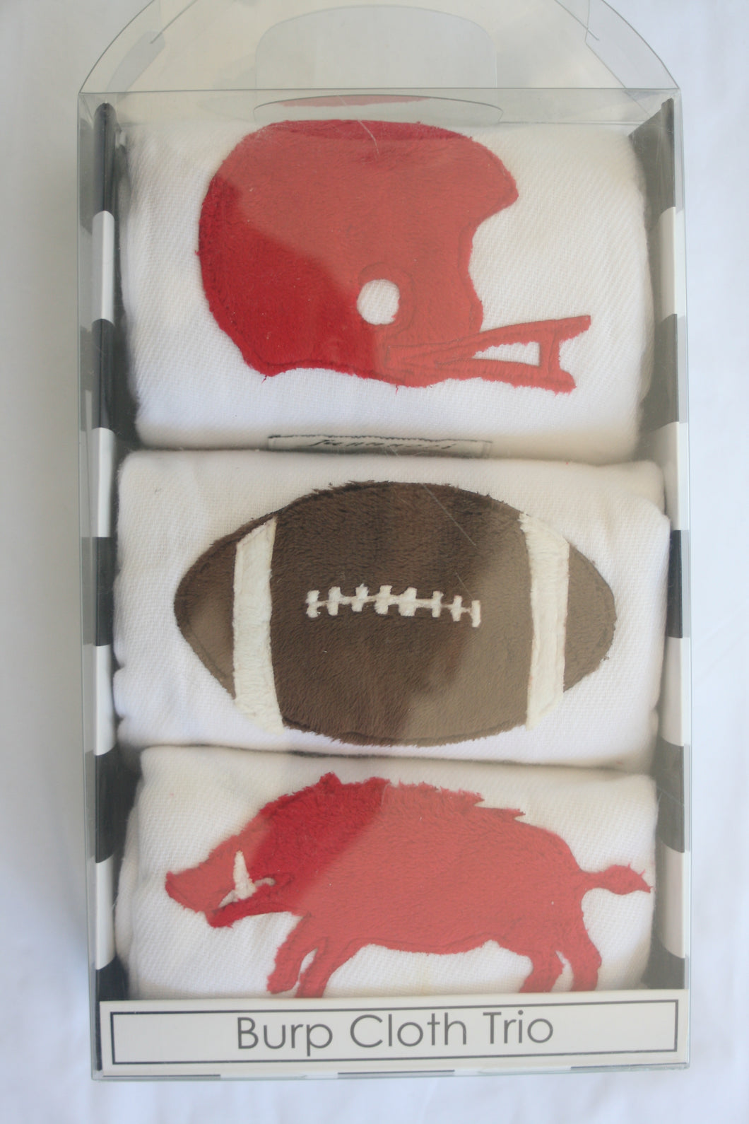 Burp Trio - Razorback Collection, Football, Red Helmet & Razorback