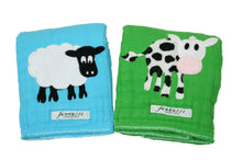 Load image into Gallery viewer, Dyed Burp Duo - Sheep &amp; Cow
