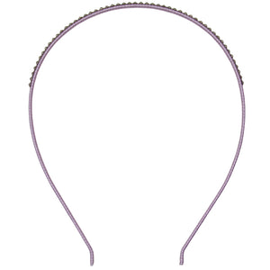 Jannuzzi Swarovski Crystal Embellished Purple Headband 