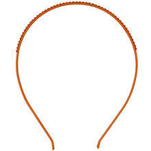 Load image into Gallery viewer, Jannuzzi Swarovski Crystal Embellished Orange Headband 
