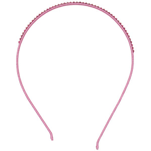 Jannuzzi Swarovski Crystal Embellished Light Pink Headband 