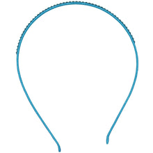 Load image into Gallery viewer, Jannuzzi Swarovski Crystal Embellished Blue Headband 
