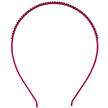 Load image into Gallery viewer, Jannuzzi Swarovski Crystal Embellished Pink Headband 
