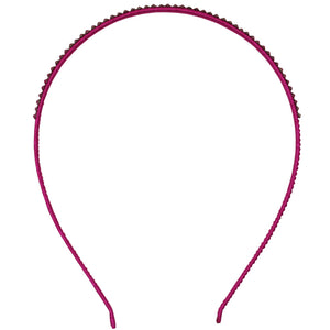 Jannuzzi Swarovski Crystal Embellished Pink Headband 