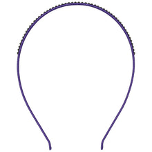 Load image into Gallery viewer, Jannuzzi Swarovski Crystal Embellished Purple Headband 
