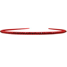 Load image into Gallery viewer, Jannuzzi Swarovski Crystal Embellished Red Headband 
