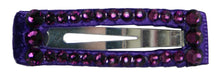 Load image into Gallery viewer, Jannuzzi Swarovski Crystal 2&quot; Amethyst Barrette

