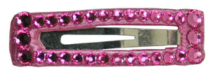 Jannuzzi Swarovski Crystal 2" Rose Barrette