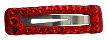 Load image into Gallery viewer, Jannuzzi Swarovski Crystal 2&quot; Red Barrette
