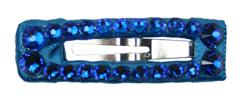 Jannuzzi Neon Capri Blue Swarovski Crystal Mini 1 1/2